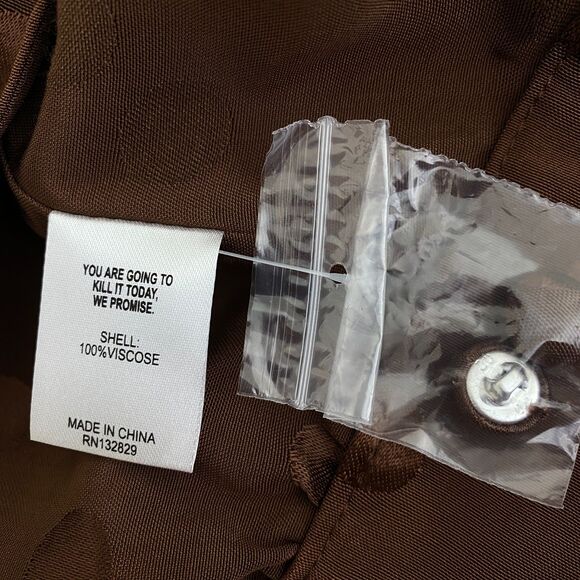 New LPA Revolve Cara Polka Dot Open Tie Back Long Sleeve Crop Top Womens Size XL - Picture 5 of 8